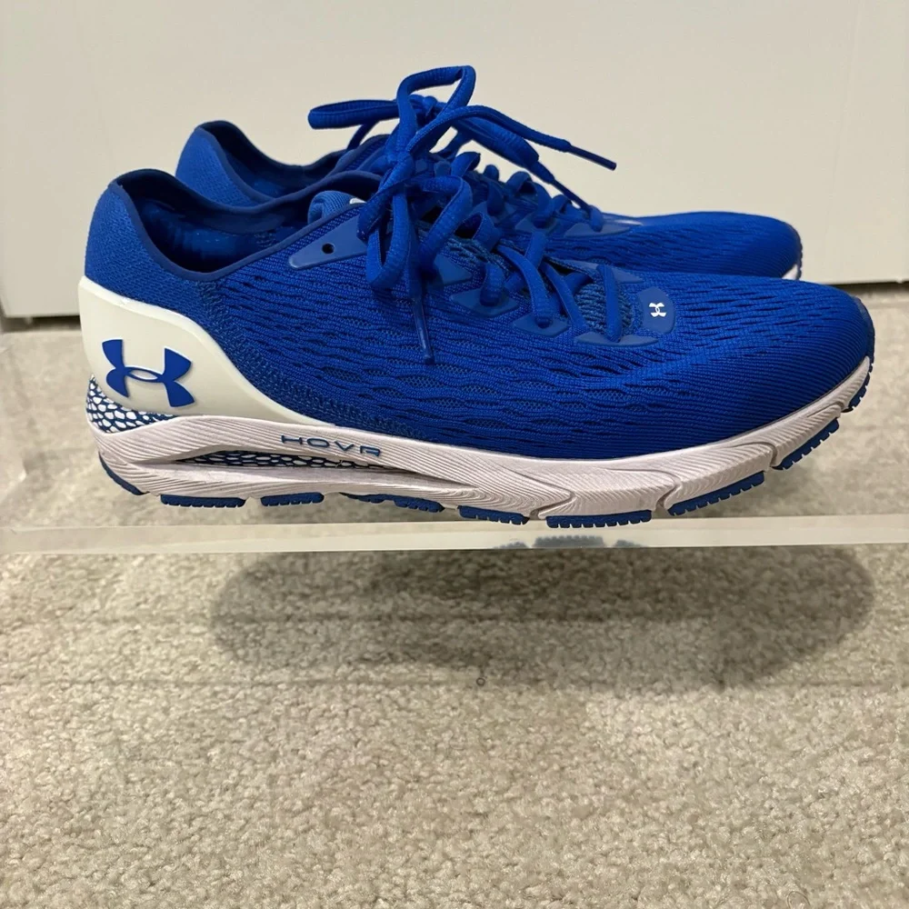 Under Armour HOVR Sonic 3 Running Shoe - Blue & White - Women's Size 10 - Picture 7 of 10